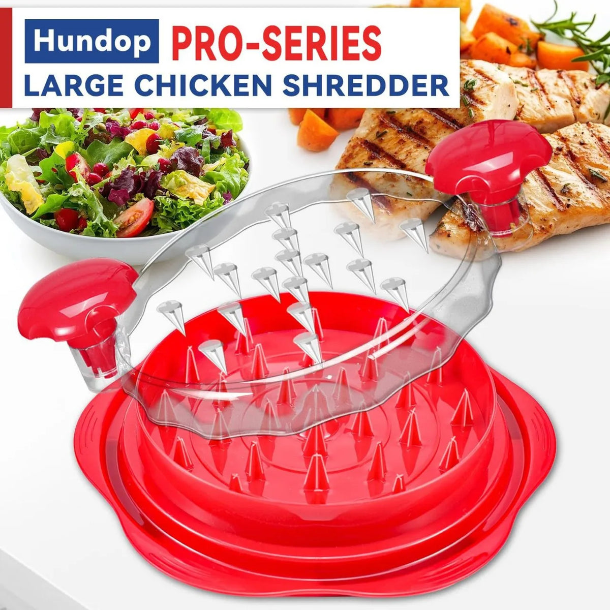 Chefy Ergonomic Manual Chicken Shredder Easy Meat Separator for Pet Food Kitchen Prep