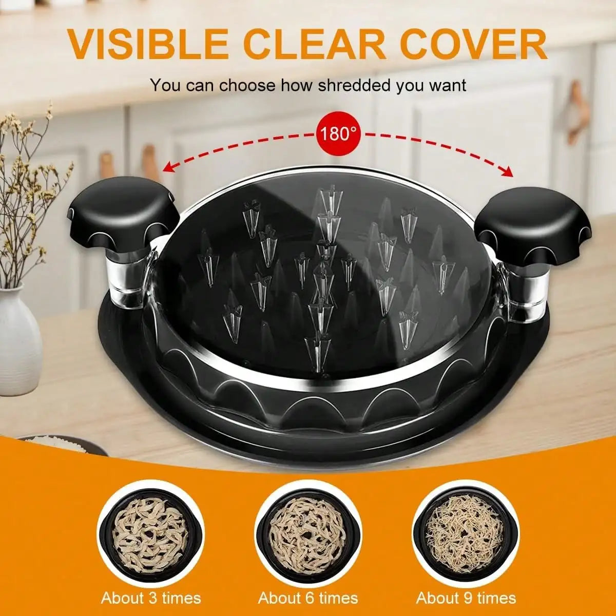 Chefy Ergonomic Manual Chicken Shredder Easy Meat Separator for Pet Food Kitchen Prep