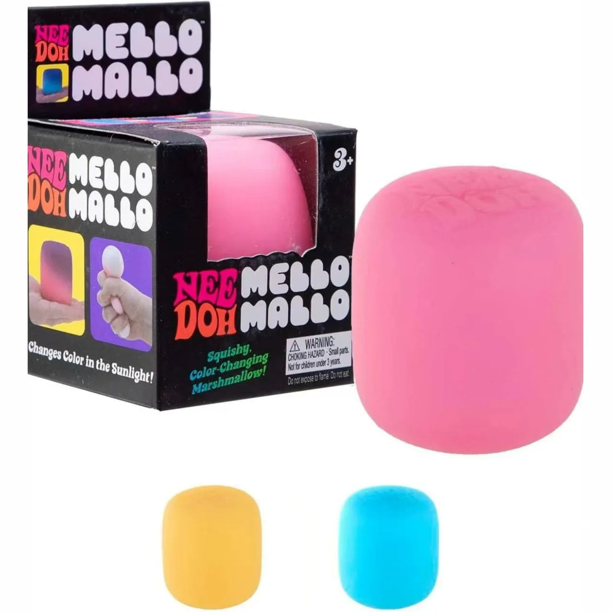 Needoh Nice Cube sensory toys, stress relieving blocks, stress relieving and venting marshmallow toys, fun squeezing and stress