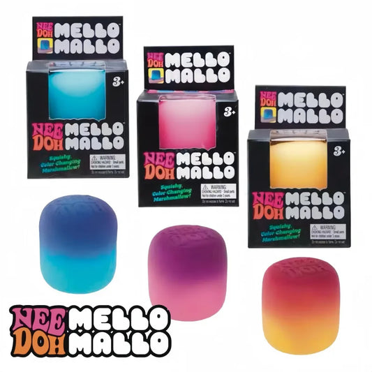 Needoh Nice Cube sensory toys, stress relieving blocks, stress relieving and venting marshmallow toys, fun squeezing and stress