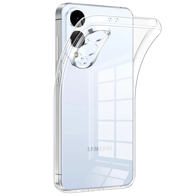 Clear Phone Case For Samsung Galaxy A17 A07 A16 A26 A36 A06 A05S A15 A25 A35 A55 A56 A54 A34 5G Transparent Silicone Soft Case