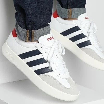 Adidas Barreda Mens Athletic Shoe White Sneaker Footwear Casual Trainers