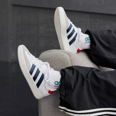Adidas Barreda Mens Athletic Shoe White Sneaker Footwear Casual Trainers